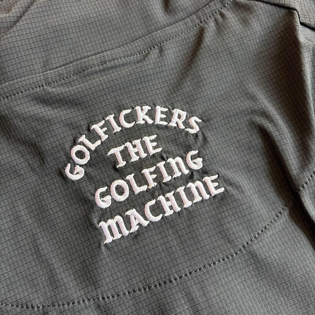 【未使用】GOLFFICKERS ハーフジップストレッチシャツL