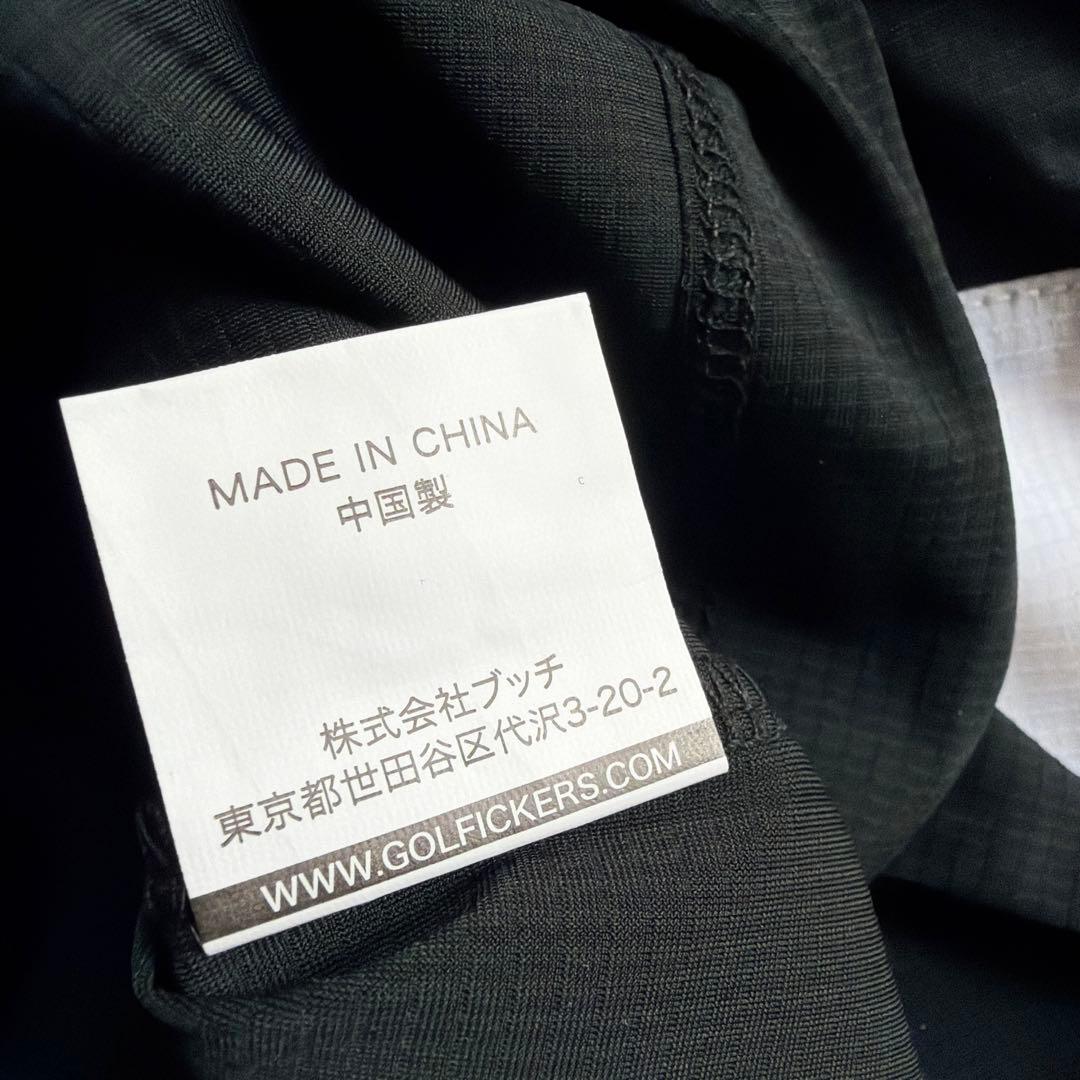 【未使用】GOLFFICKERS ハーフジップストレッチシャツL