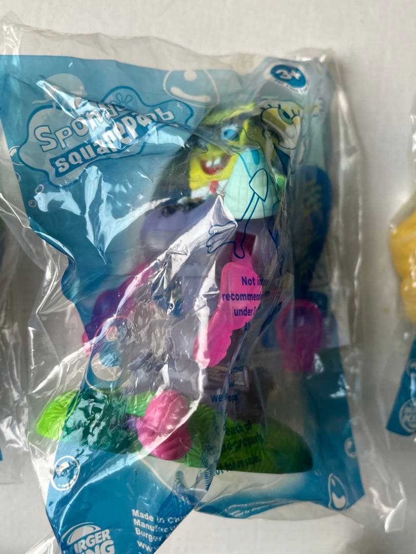 バーガーキング　米国　ミールトイ2002年　 スポンジ・ボブ　全8個セット