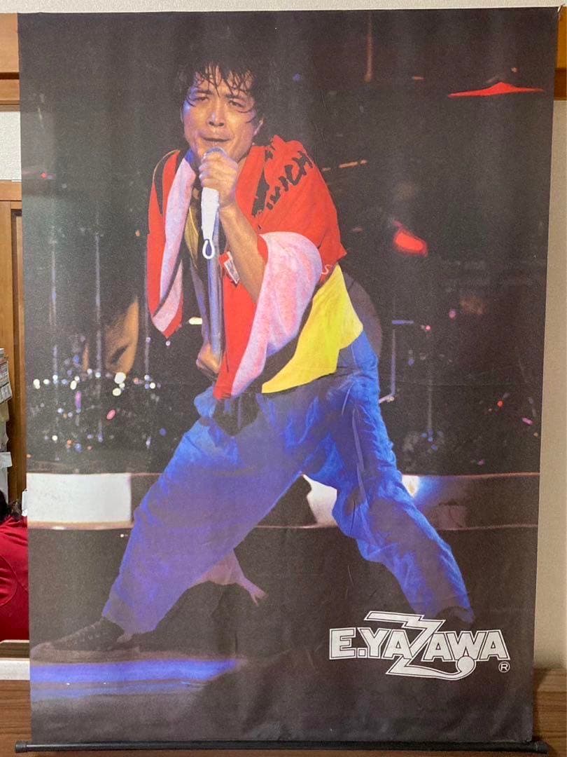 矢沢永吉 1985年　当時物　タペストリー　「TAKE IT TIME 」