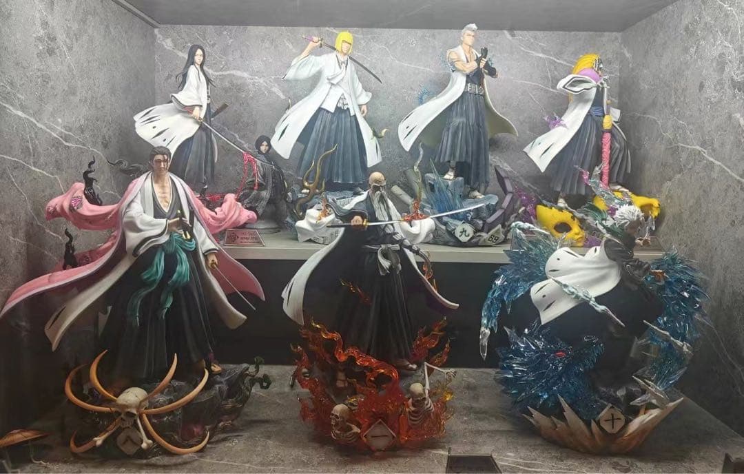 BLEACH 平子真子ガレージキット ガレキ スタチュー①②