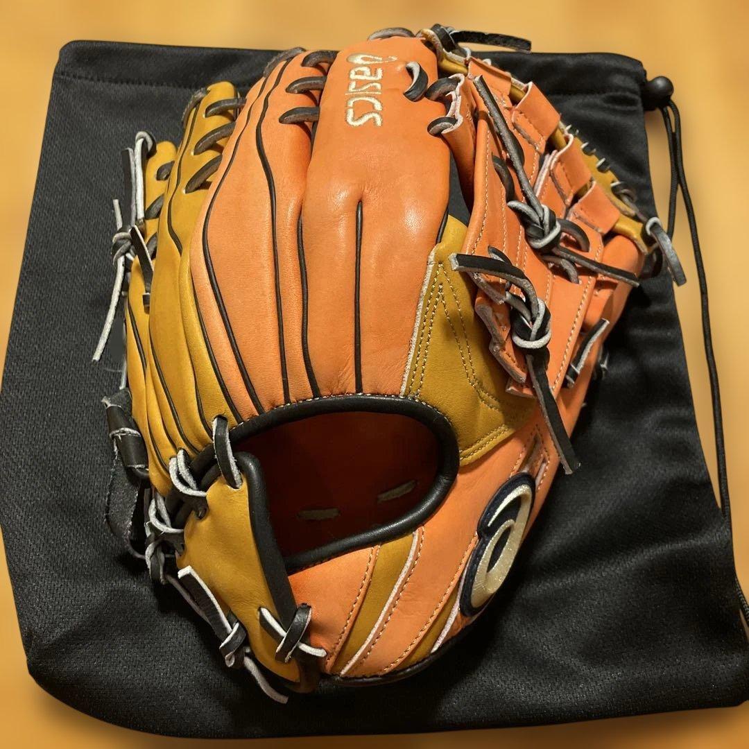 大谷翔平 世界100個限定 asics軟式レプリカ グラブ 2022 収納袋付き