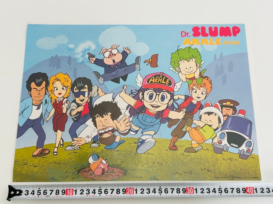 ドクタースランプ アラレちゃん ポスター 東映アニメーション 版権シール付き ⑥