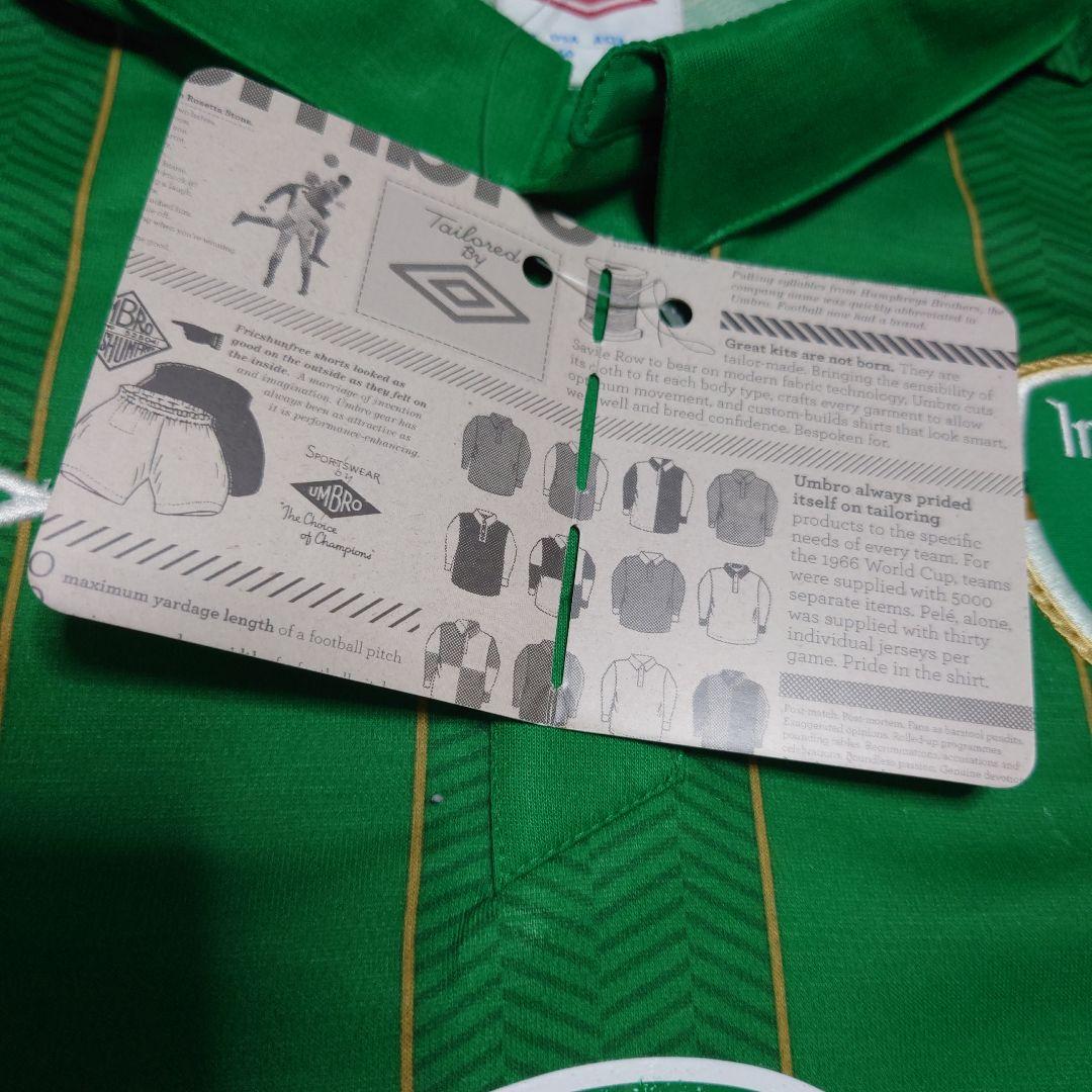 【未着用品、公式、タグ付き】アイルランド代表　サッカーユニフォーム