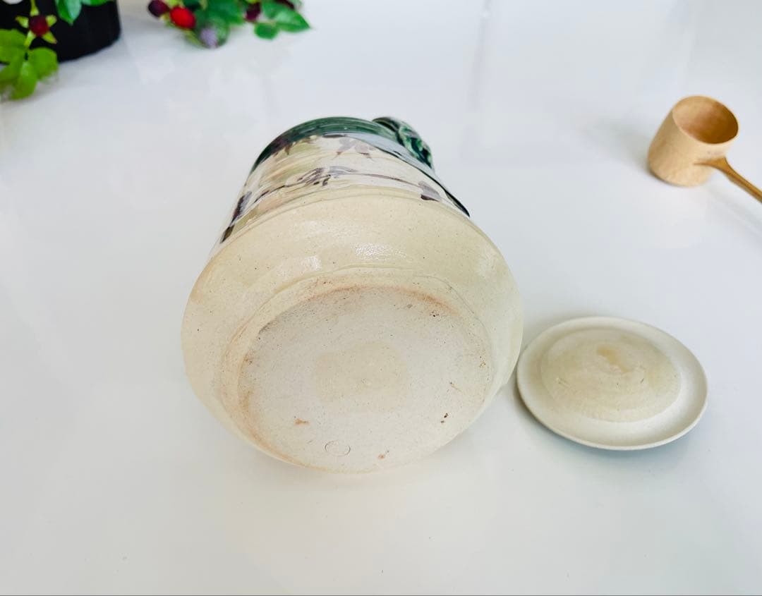 お値下げ！美品★茶道具　表千家片口水指　片口水注　片口水次　水指　水差し　織部