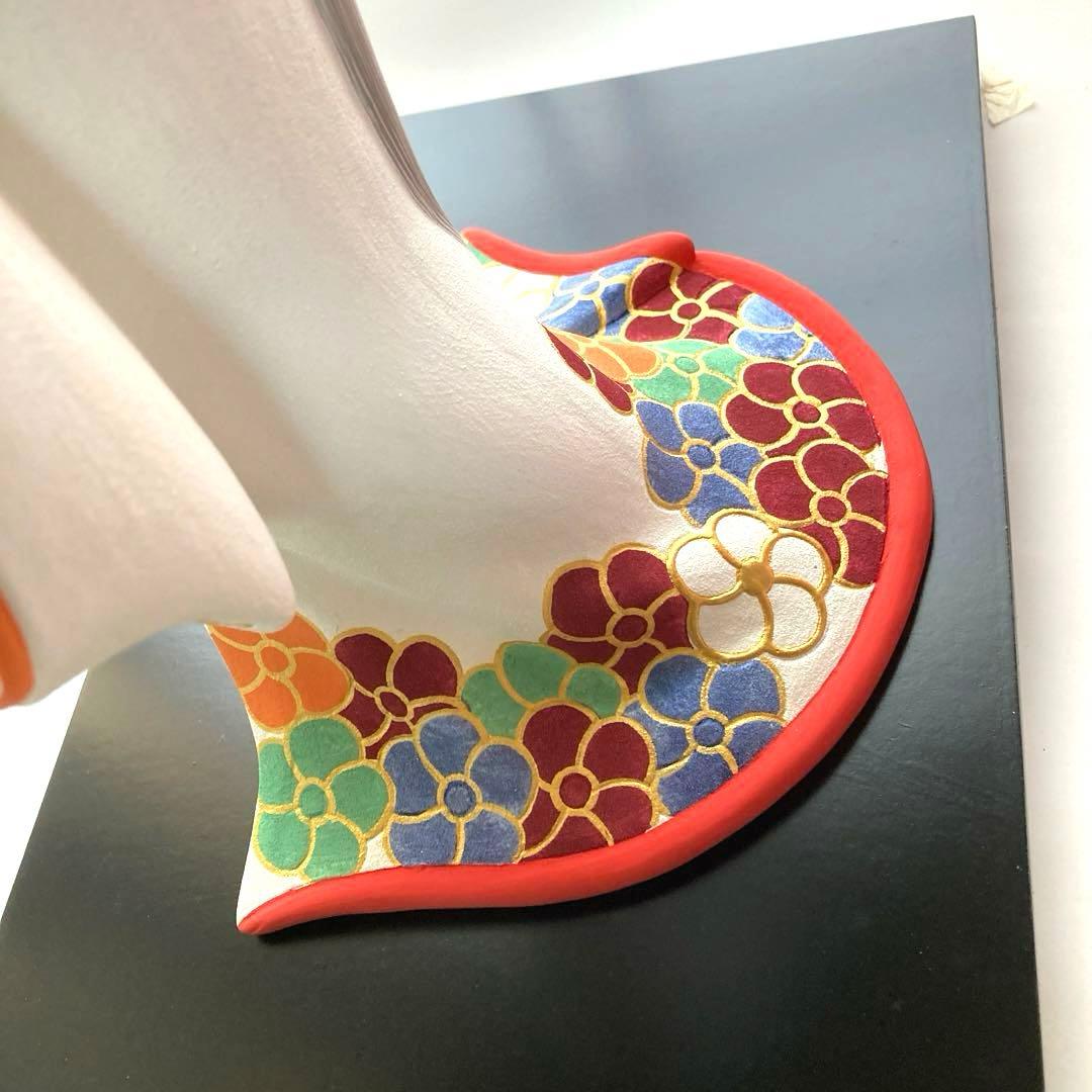 【新品未開封】博多人形 美人もの 伝統工芸師作　ガラスケース付き