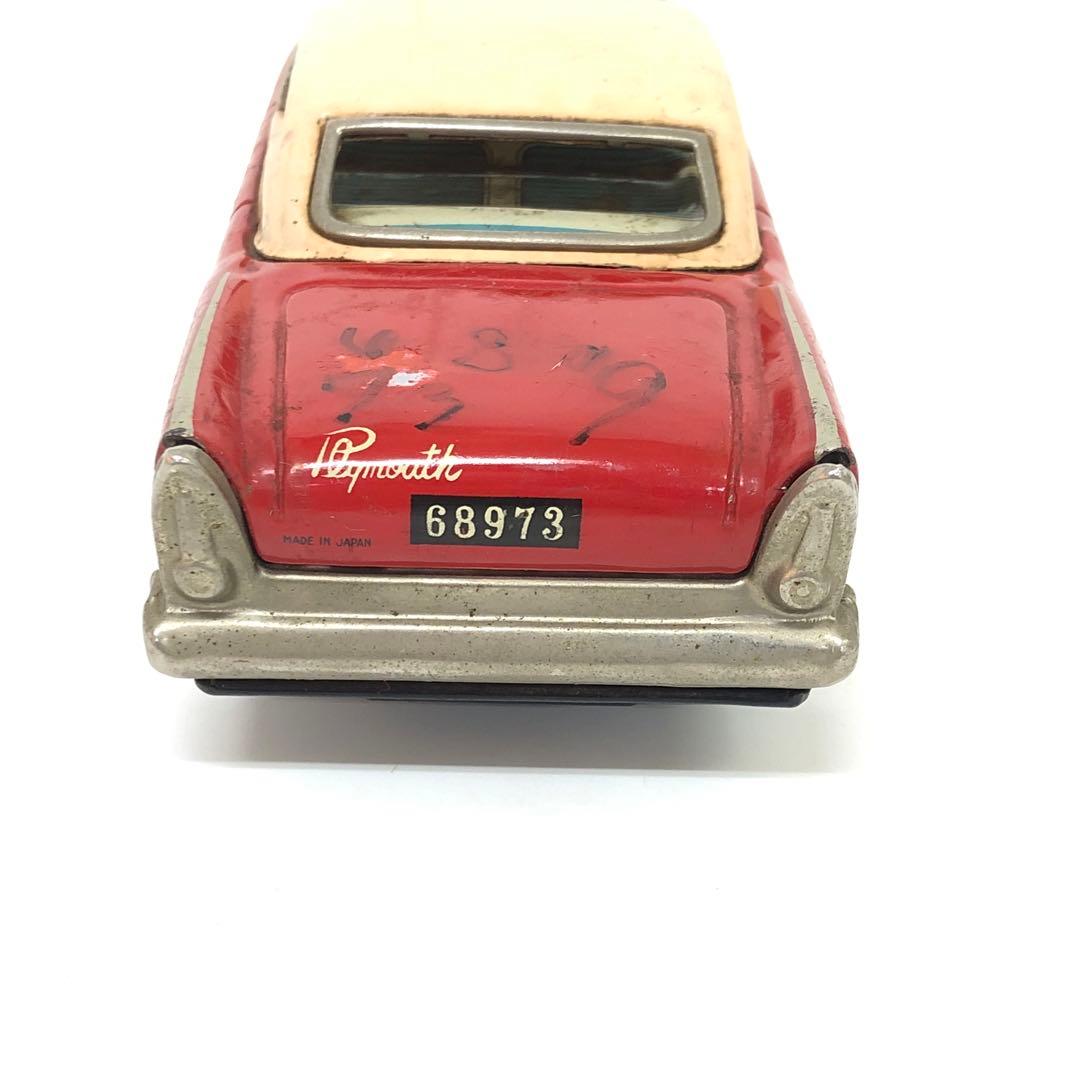 g411-30 プリムス・フューリー　ブリキ　クラシックカー　海外　車　おもちゃ