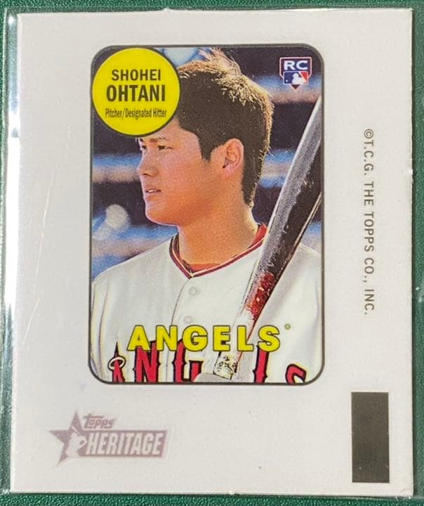 大谷翔平 2018 TOPPS HERITAGE MINI DECAL RC