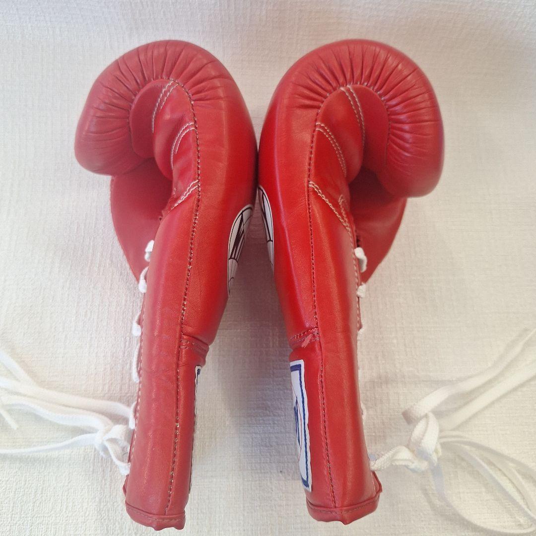 WINDY ボクシンググローブ 8 oz 赤 中古・美品①
