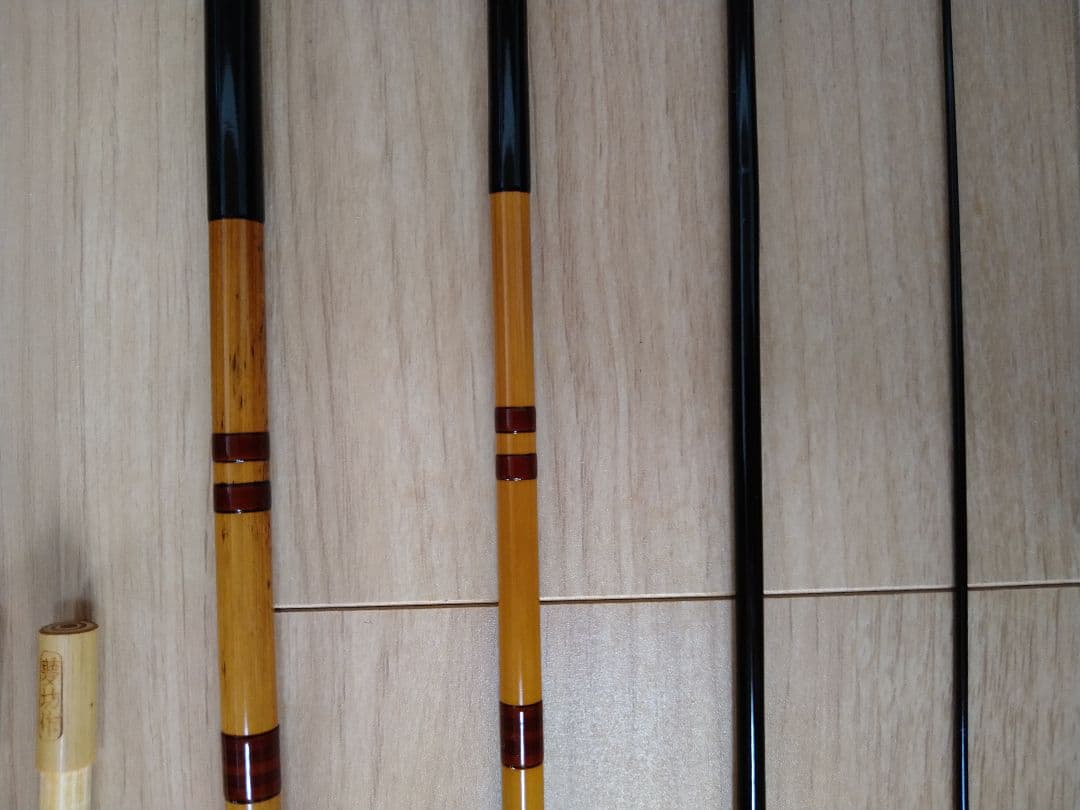 夢坊作　特作　高野竹　節巻　12尺1寸