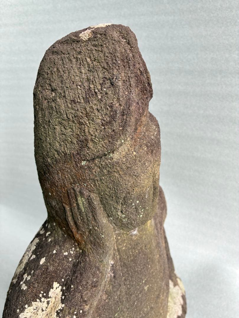 石仏　如意輪観音様　時代物　仏教美術　高さ約53㎝
