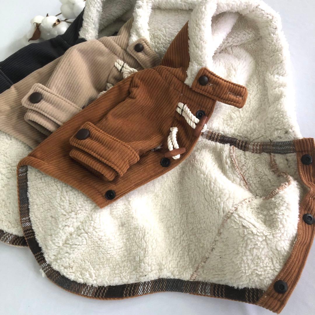 オーダーストップ　コーデュロイボアダッフル　オーダー小型犬