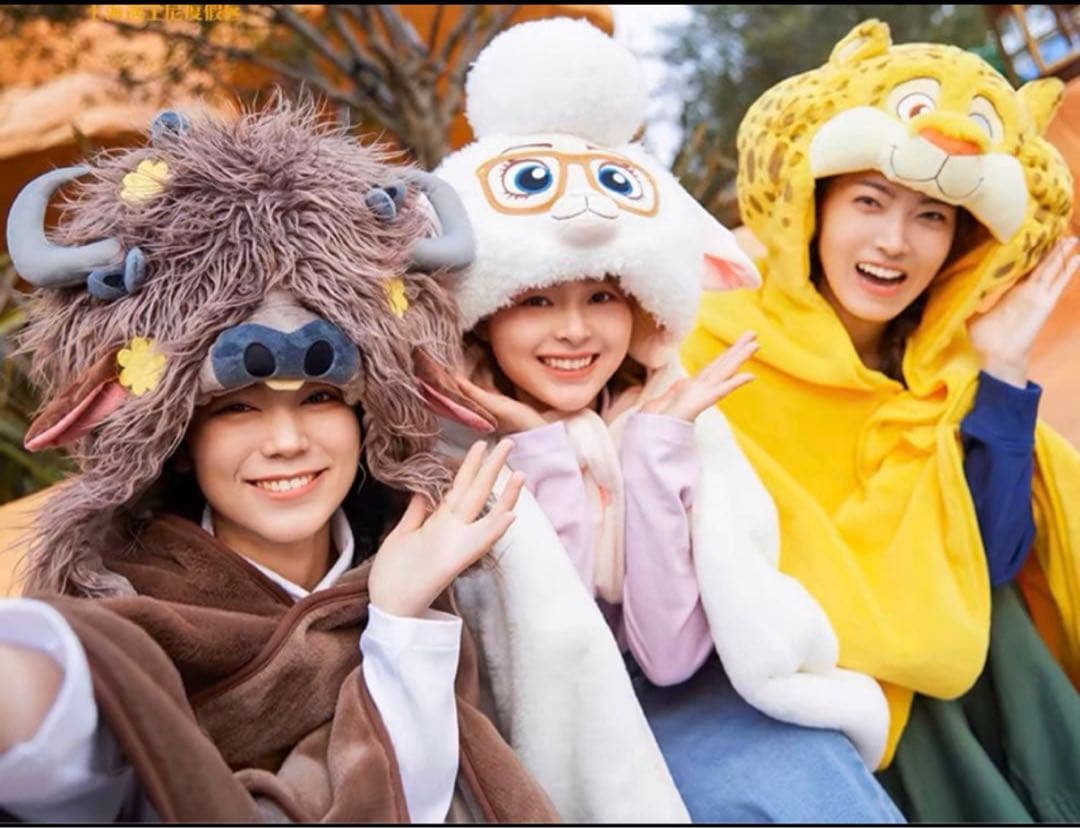 【現地購入☆正規品】クロウハウザー　帽子付ブランケット　上海ディズニー