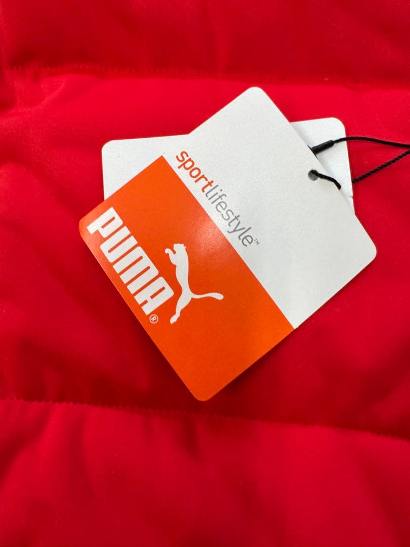 PUMA レッド ダウンジャケット Lサイズ