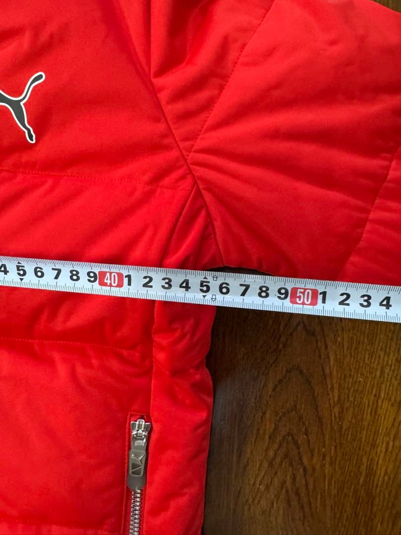 PUMA レッド ダウンジャケット Lサイズ