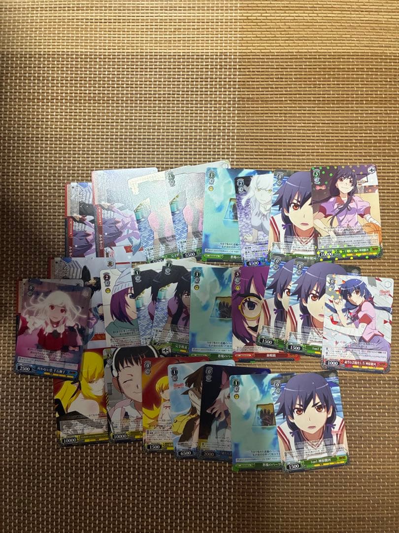 注意⚠️ みりぃ　ヴァイスシュバルツ　化物語　デッキ& パーツ