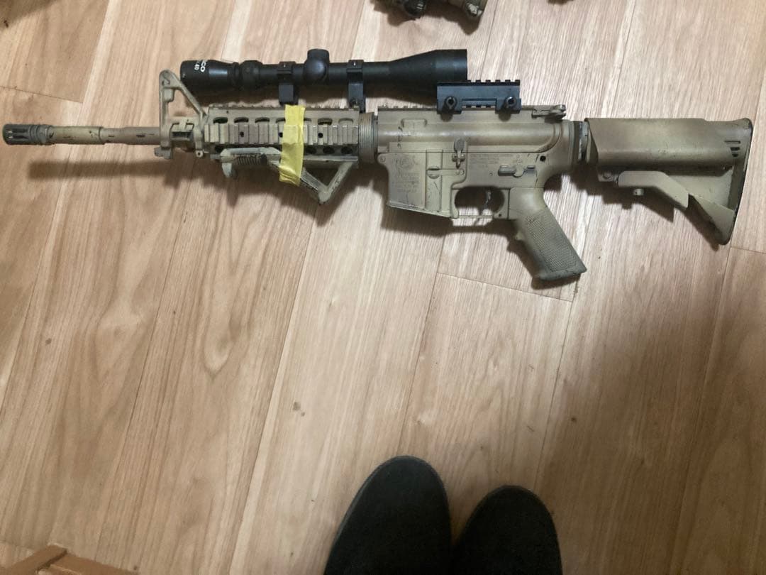 電動ガン タンカラー スコープ付き