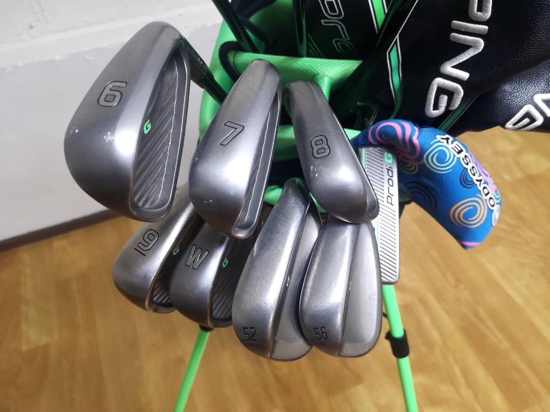 PING Prodi G ジュニア用クラブ11本／バッグフルセット