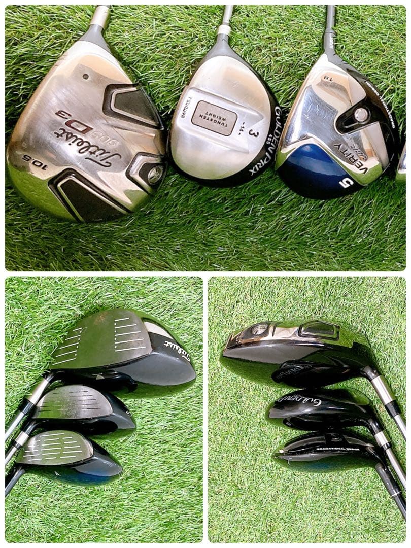 M16 タイトリスト　初心者オススメ　ゴルフ　クラブセット　メンズ　13本