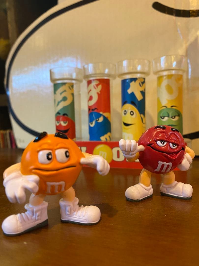 M&M's エムアンドエムズ フィギュア インテリア小物入れ 瓶 ディスペンサー