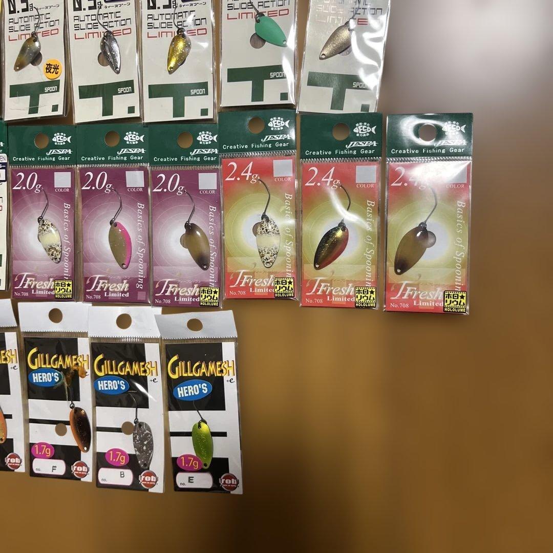 新品未使用品　トラウトエリア用ルアー　53個セット