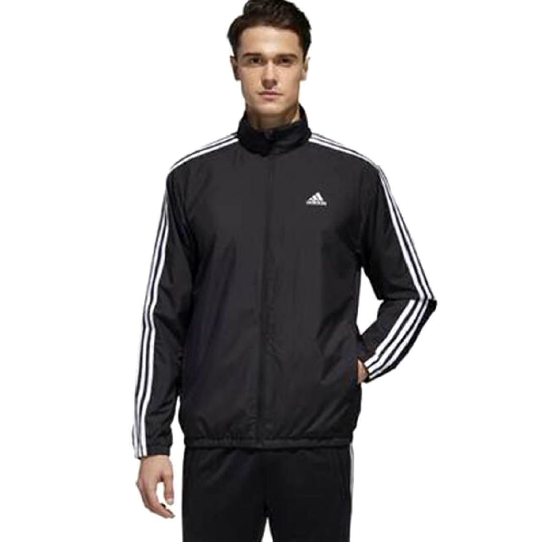 【未使用】タグ付き アディダス スリーストライプ ウィンドブレーカー 上下セット