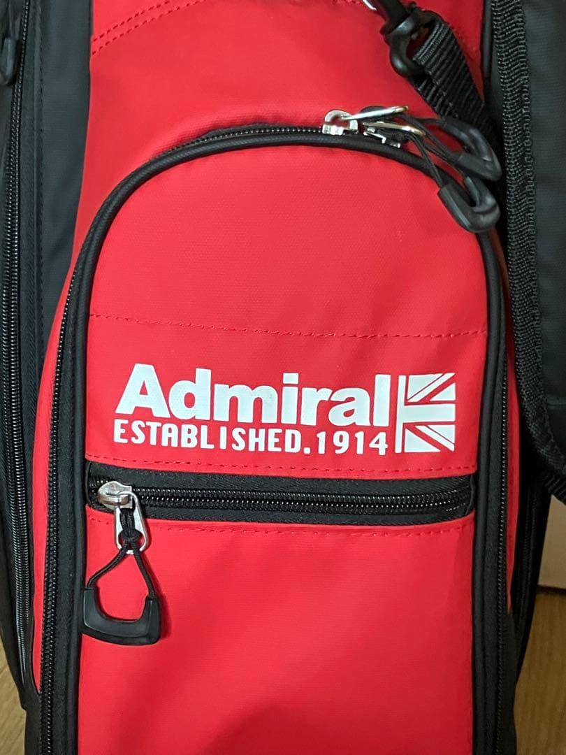 admiral ゴルフ キャディバッグ 美品 軽量