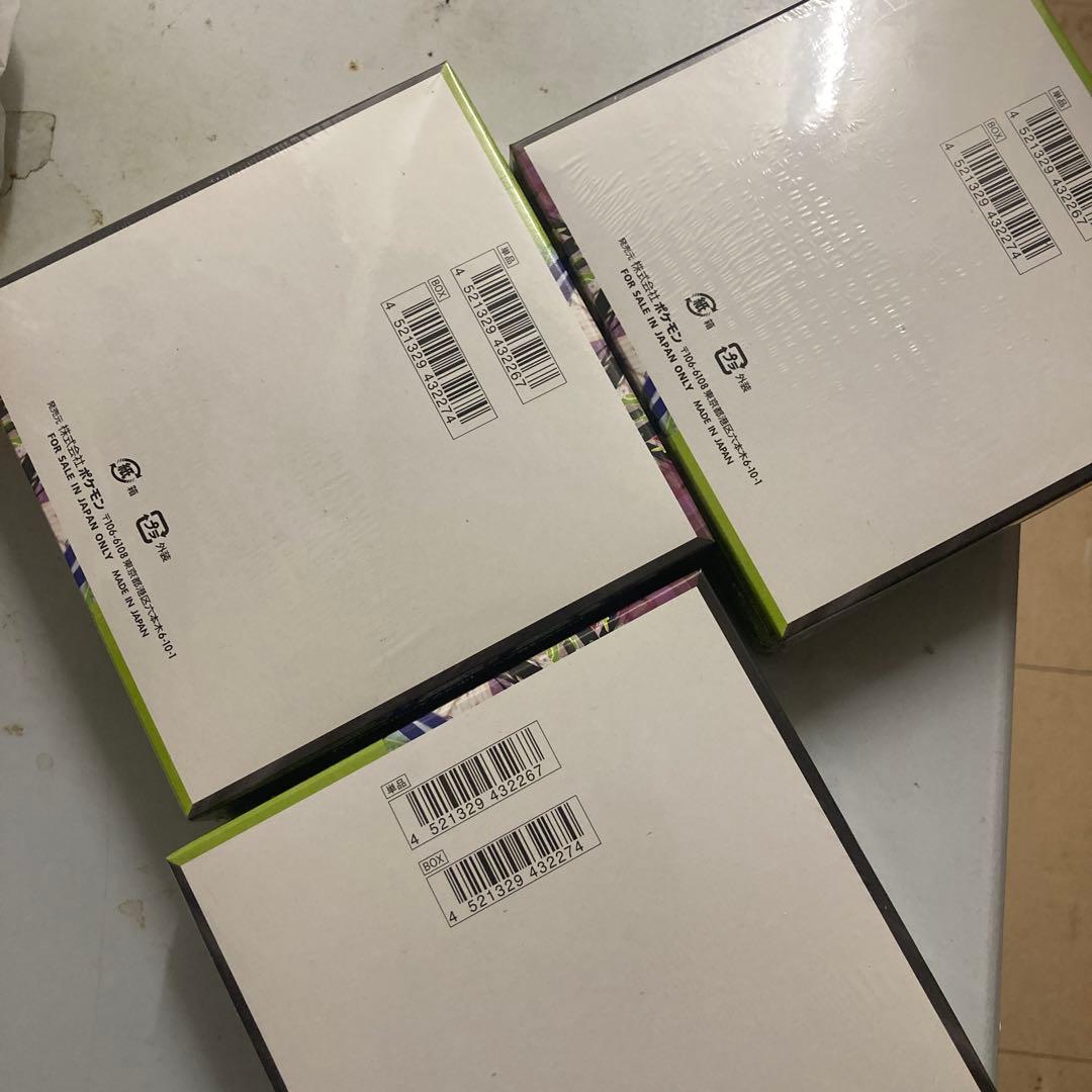 ポケモンカードムニキスゼロ 未開封シュリンク付　3ボックス