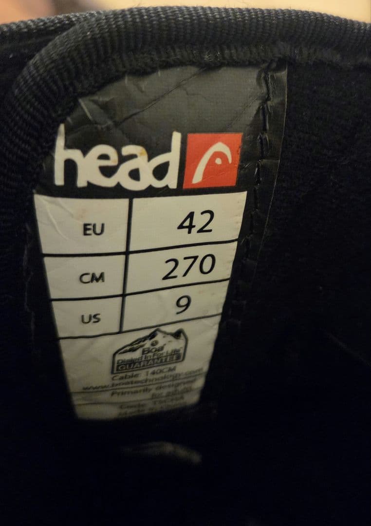 head DUKE Boa 27cm スノーボードブーツ ヘッド ボア スノボ