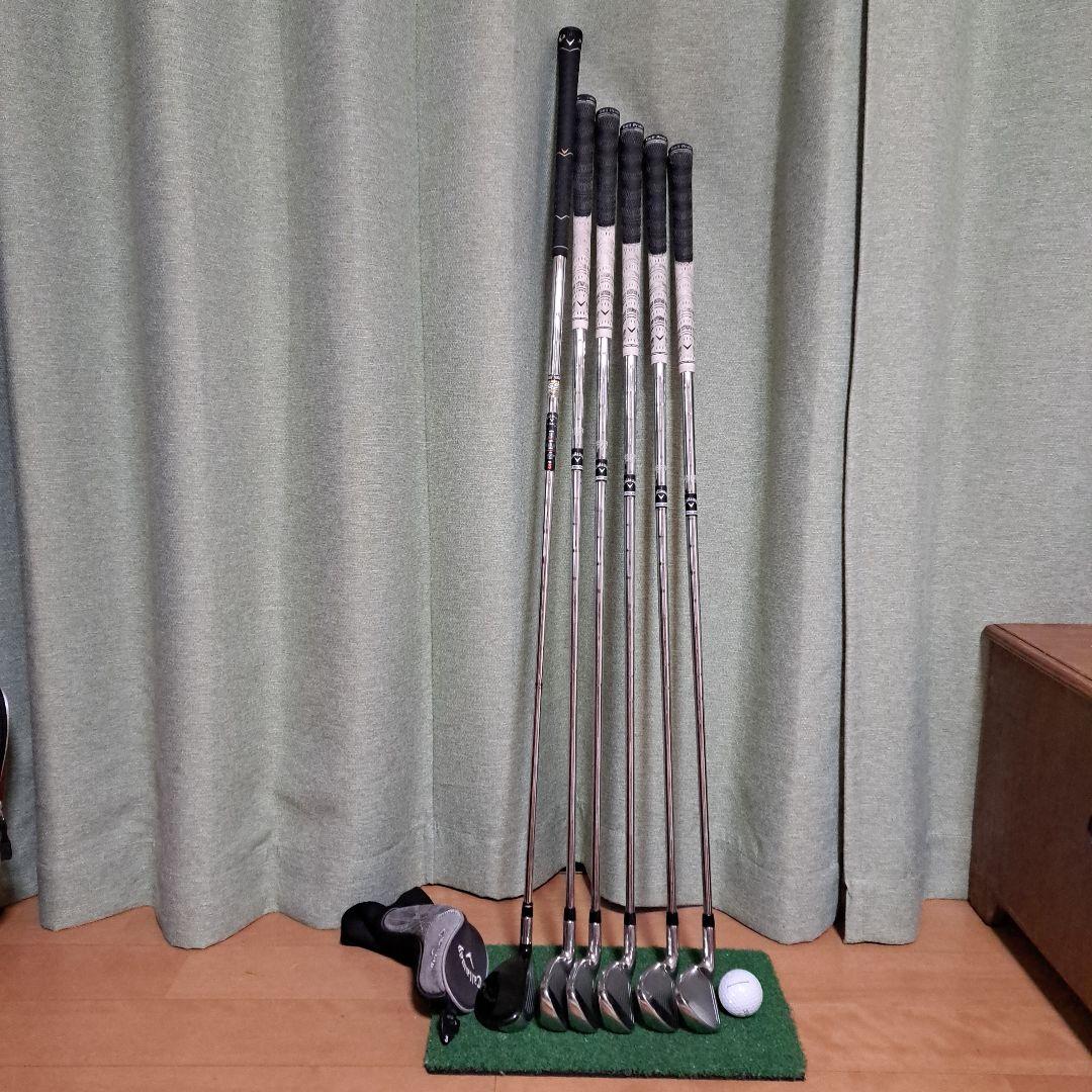 キャロウェイ.レガシーX-HOT. アイアン6番～PWとレガシー20度UT6本。