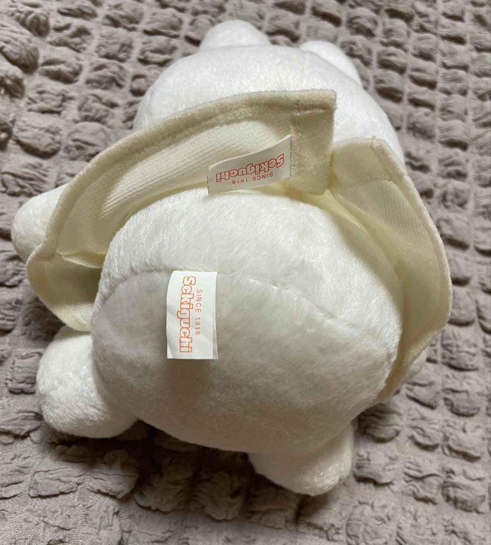 ミッフィー ホワイトシリーズ　ぬいぐるみ 花柄刺繍付き