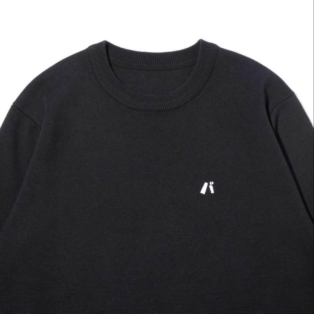 バナナマン ニットクルーネック ブラック