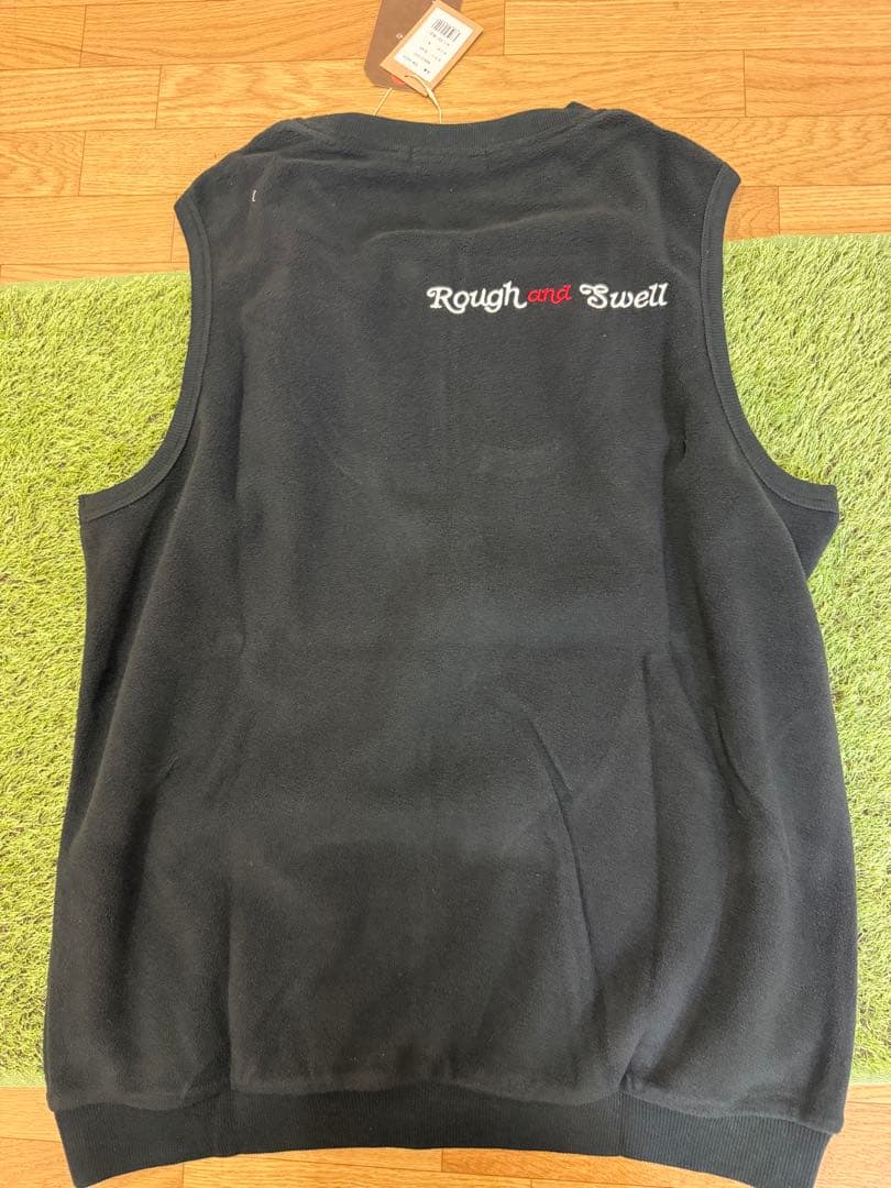 新品正規品【ROUGH&SWELL/M】マイクロフリース素材ベストゴルフメンズ