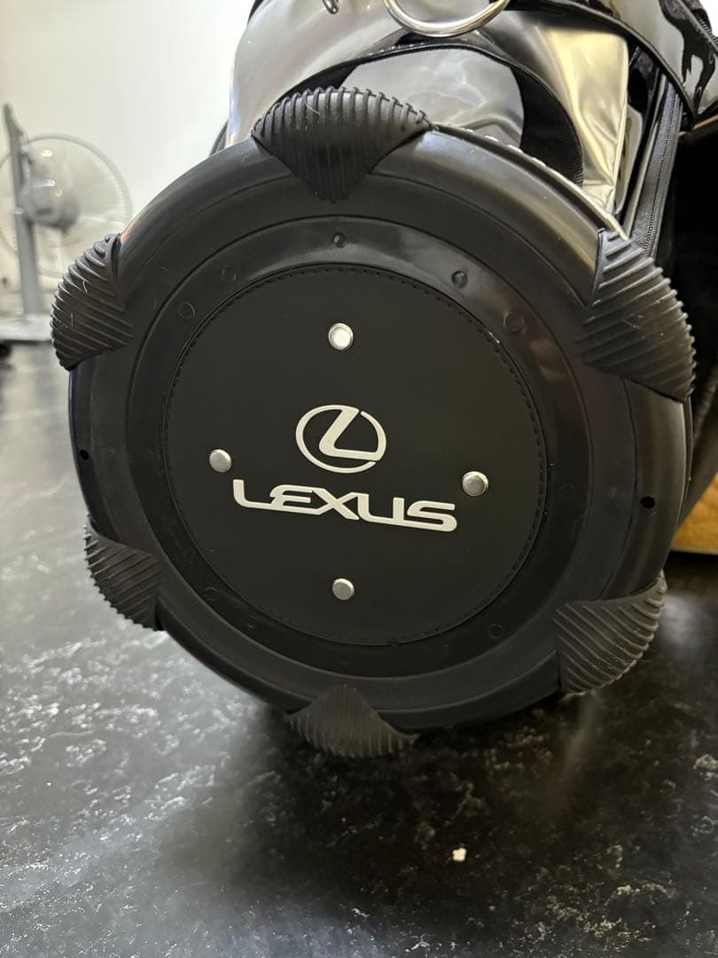 Lexus キャディバッグ ブラック/シルバー　未使用です