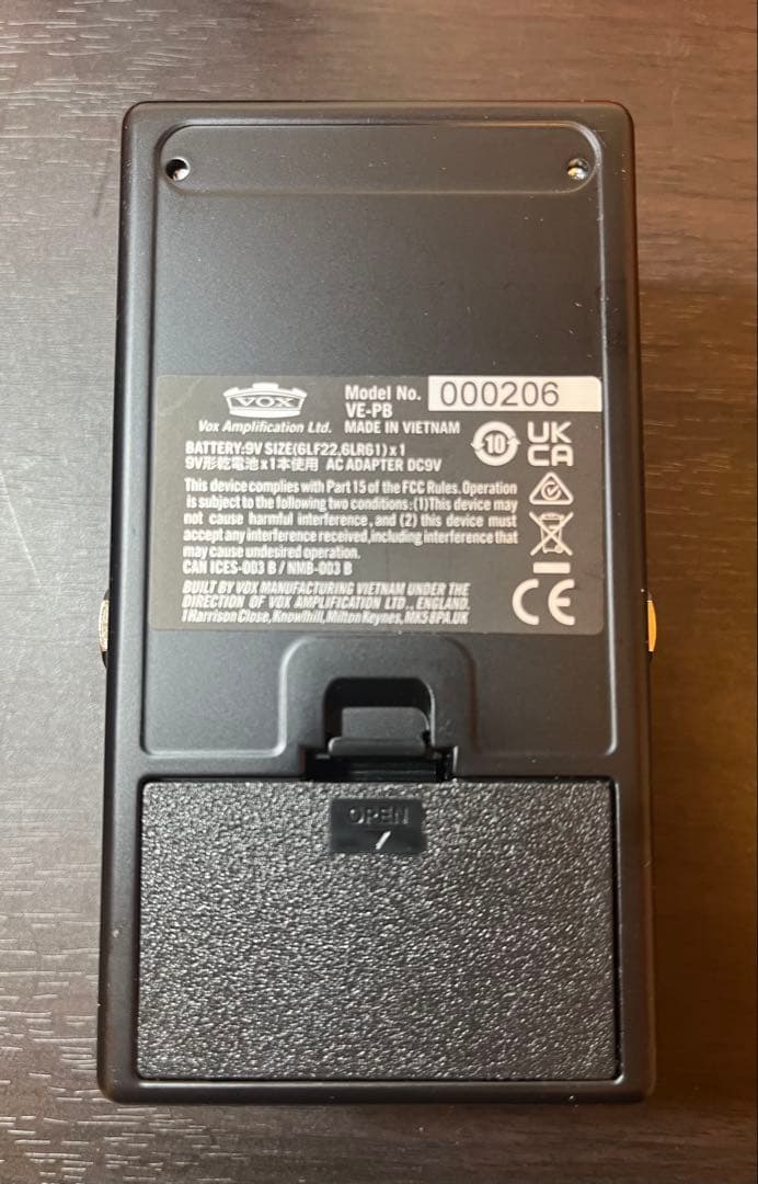 ギター VOX POWER BURST TUBE BOOSTER