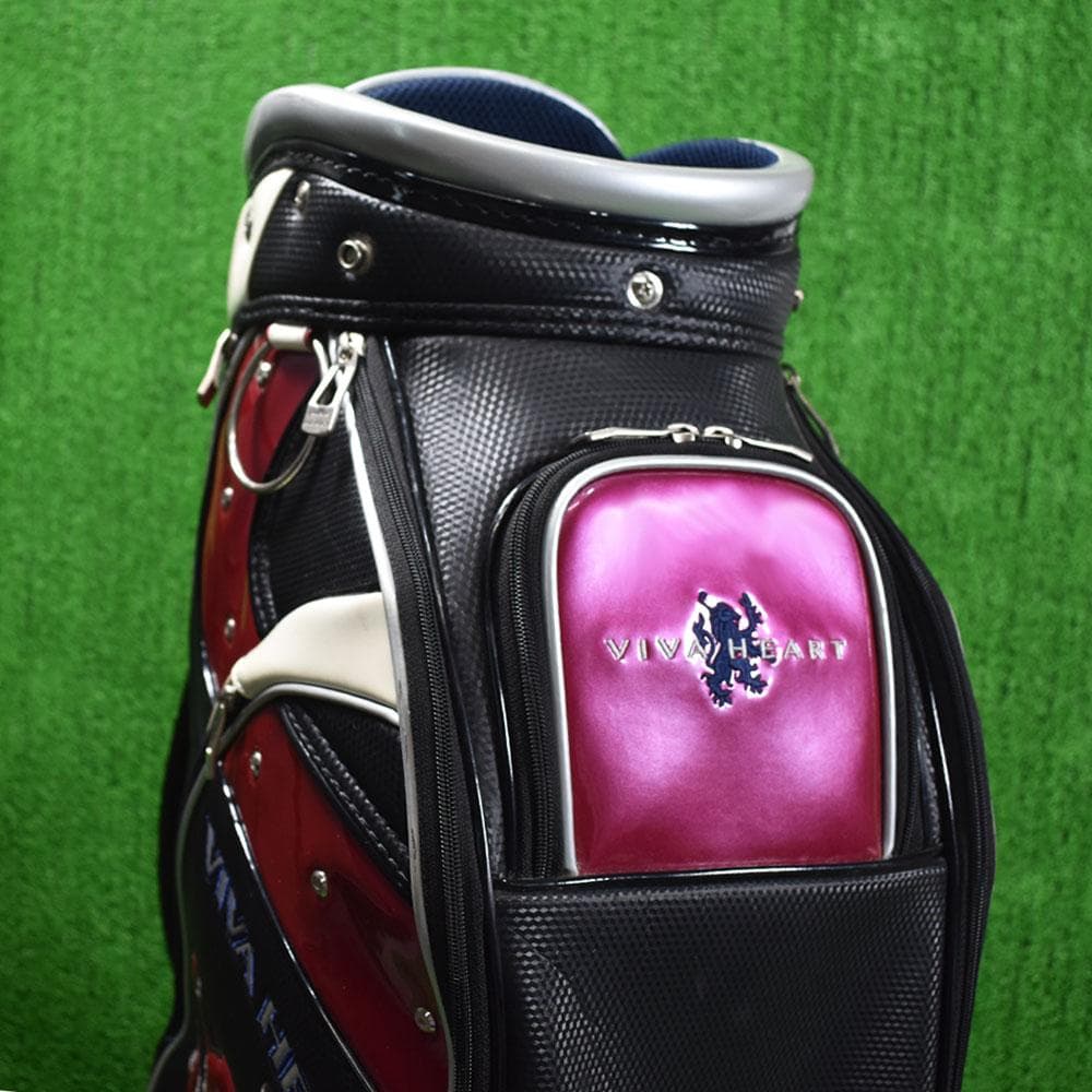 マ*ン様 VIVA HEART/ビバハート ゴルフ キャディバッグ9型【ブラック