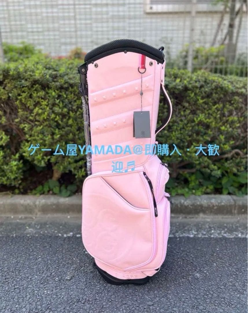 【即発送】 G/FORE ジーフォア ゴルフ キャディバッグ スタンド型 ピンク