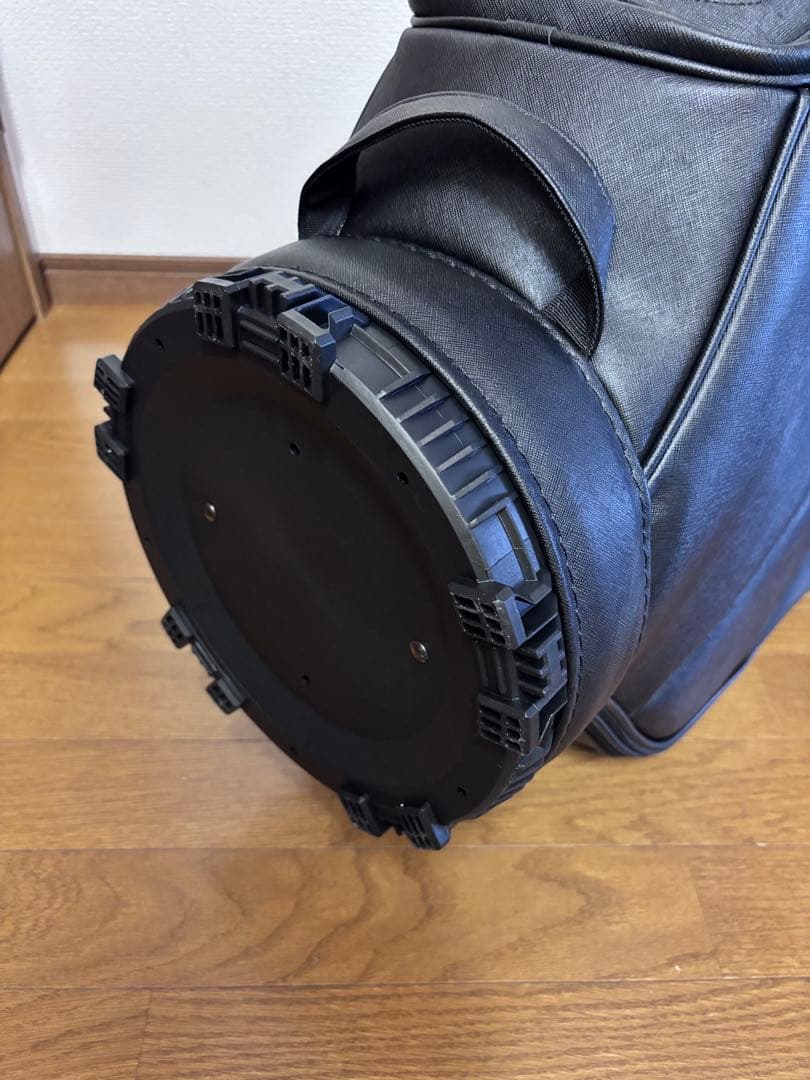 【未使用】ペッレモルビダ PELLE MORBIDA スタンドキャディバッグ 黒