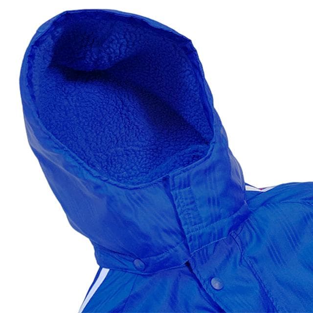 極美品✨️ビッグロゴ✨️adidas ベンチコート L トリコロール ロング丈