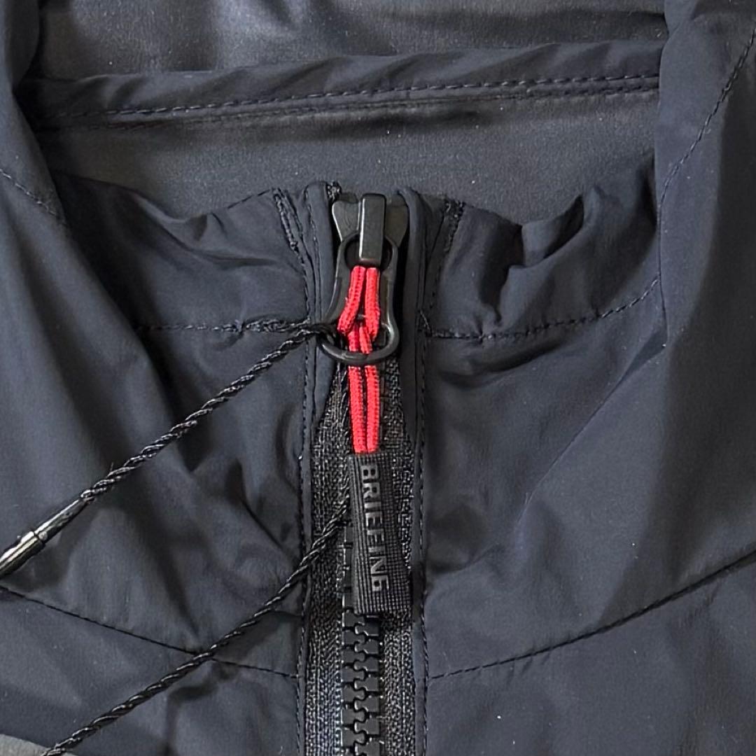 【新品タグ付】 BRIEFING ブリーフィング ウインドパーカー M ブラック