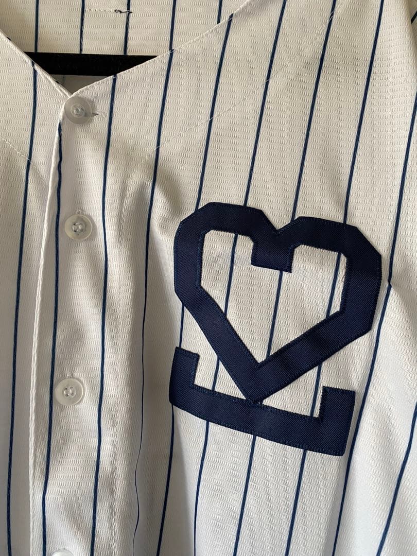 aespa カリナ karina ベースボールユニフォーム Tシャツ ホワイト