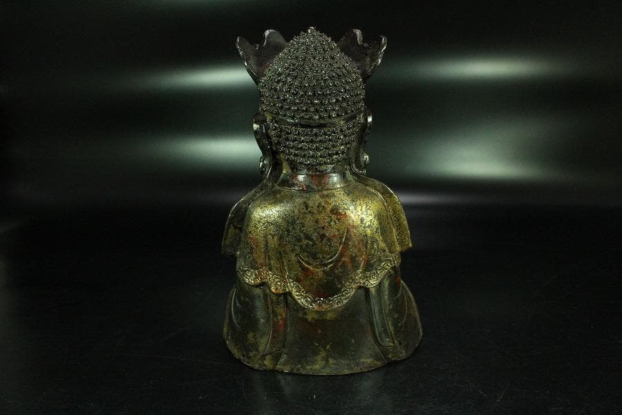 仏教美術 中国美術 仏像 古美術(K-LC975)