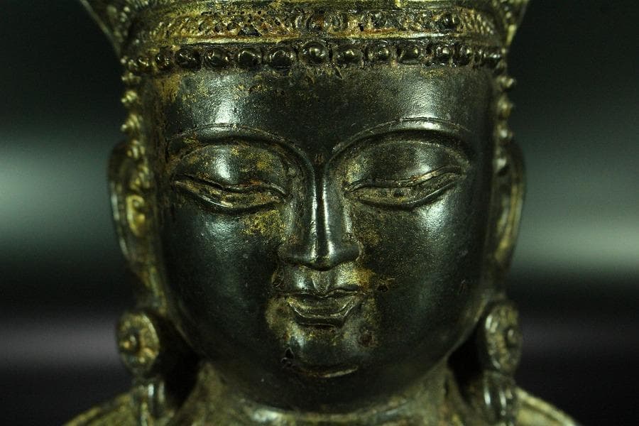 仏教美術 中国美術 仏像 古美術(K-LC975)