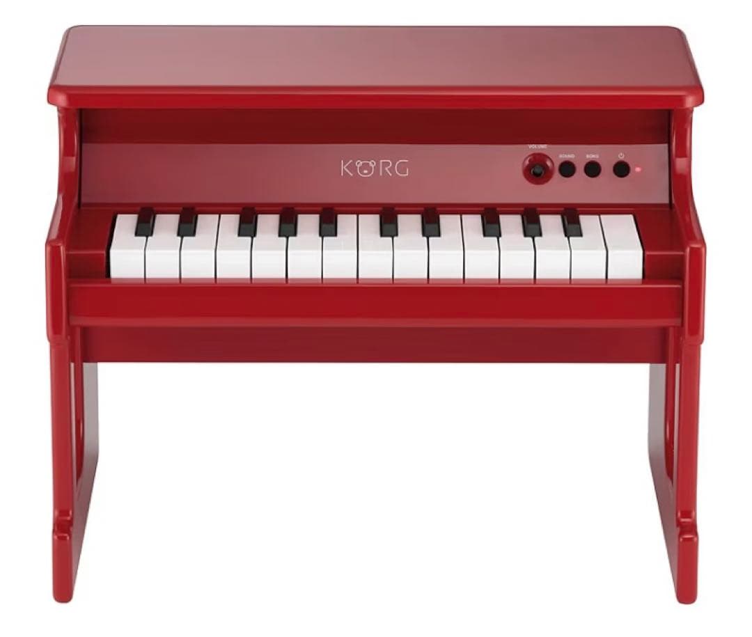 ☆未使用品！！ KORG tinyPIANO レッド ACアダプター付き コルグ
