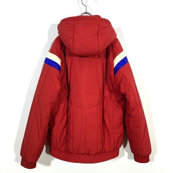 アディダス FCバイエルン 中綿ジャケット ブルゾン M FC BAYERN 赤