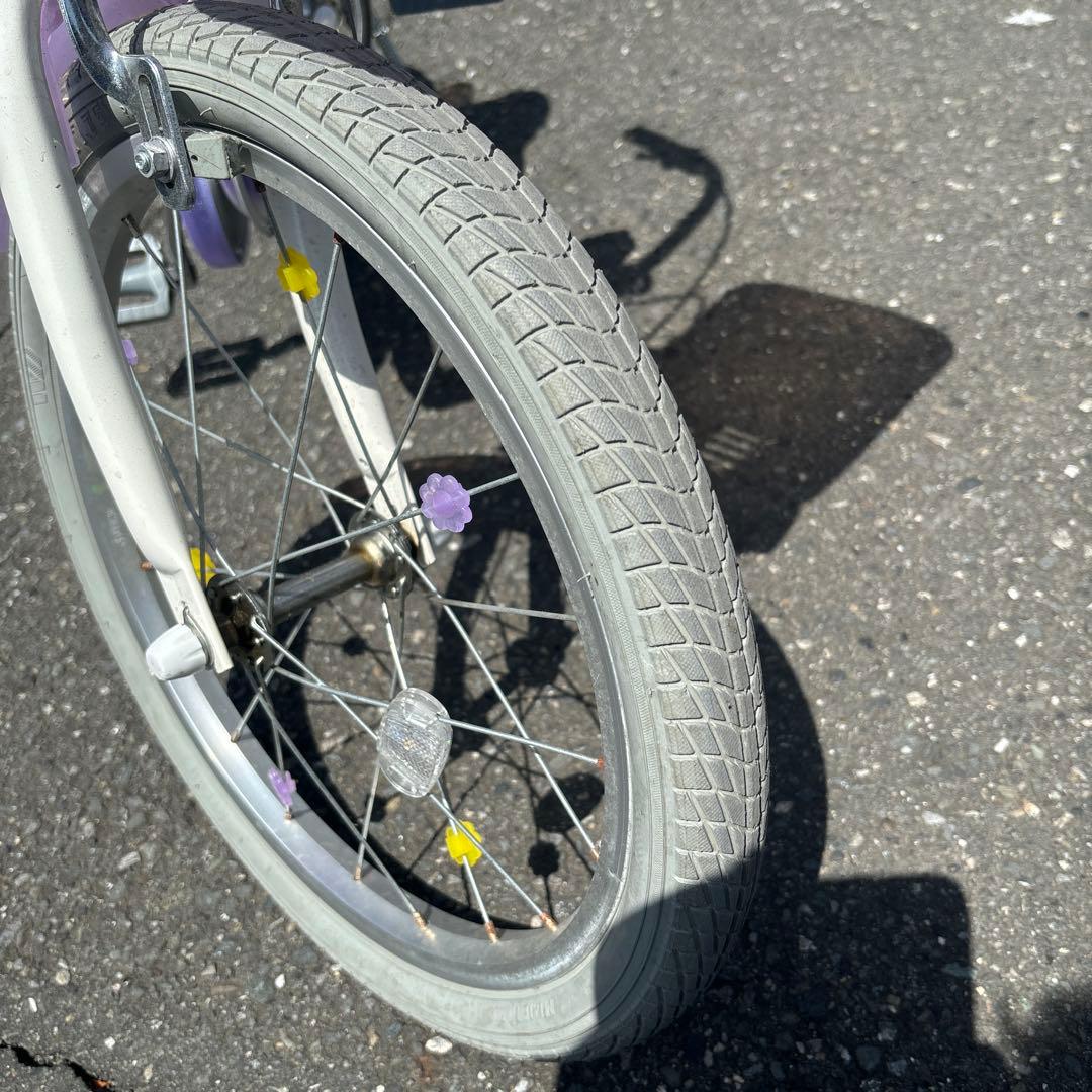 18インチ　ラプンツェル　自転車