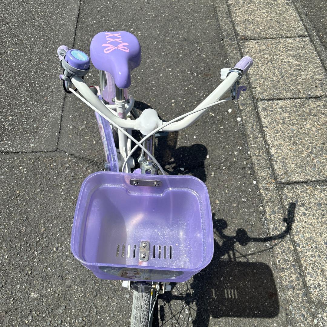 18インチ　ラプンツェル　自転車