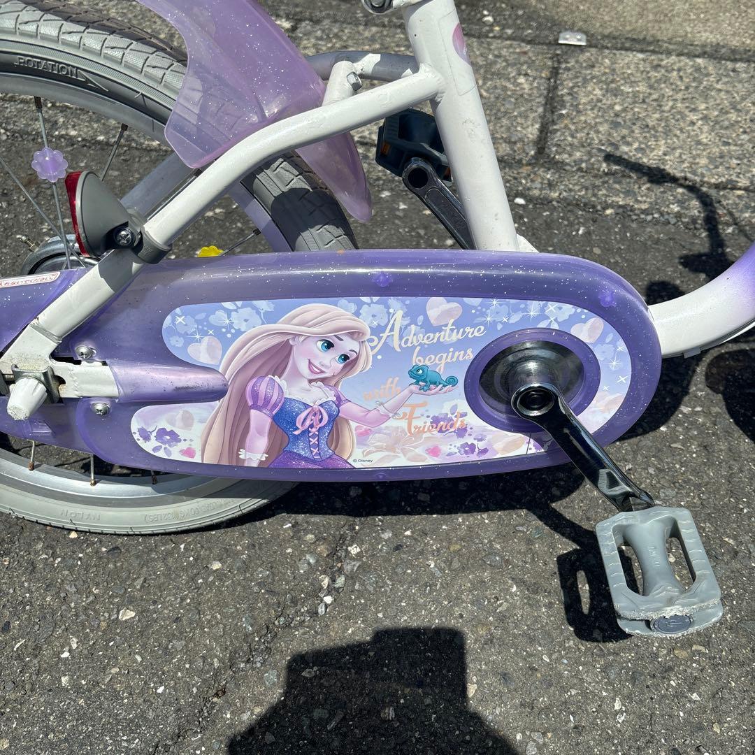 18インチ　ラプンツェル　自転車