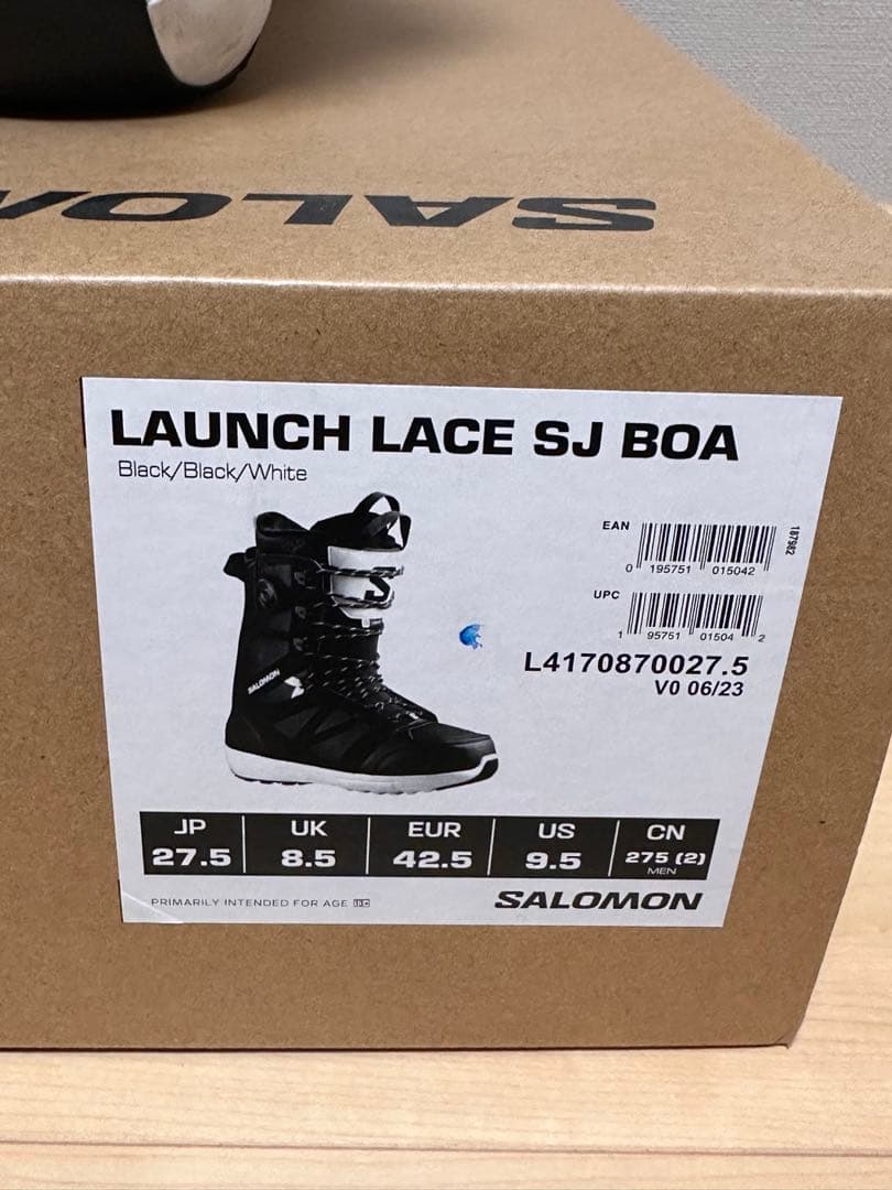 SALOMON LAUNCH LACE SJ BOA ブラック