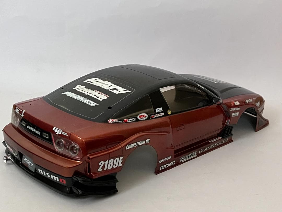 ヨコモ 1/10 RC用 180SX 電飾・プラパーツ付塗装済完成品 ボディのみ